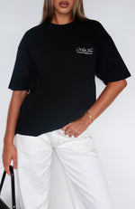 Studio Classic Oversized Tee Black