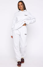 Club 14 Izzy Oversized Hoodie Grey Marle | White Fox Boutique UK