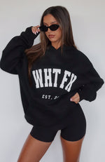 Give It Away Oversized Hoodie Black