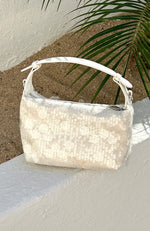 Eliana Top Handle Bag White