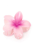 Floral Charm Hair Clip Pink