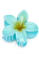 Floral Charm Hair Clip Blue