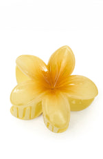 Floral Charm Hair Clip Yellow