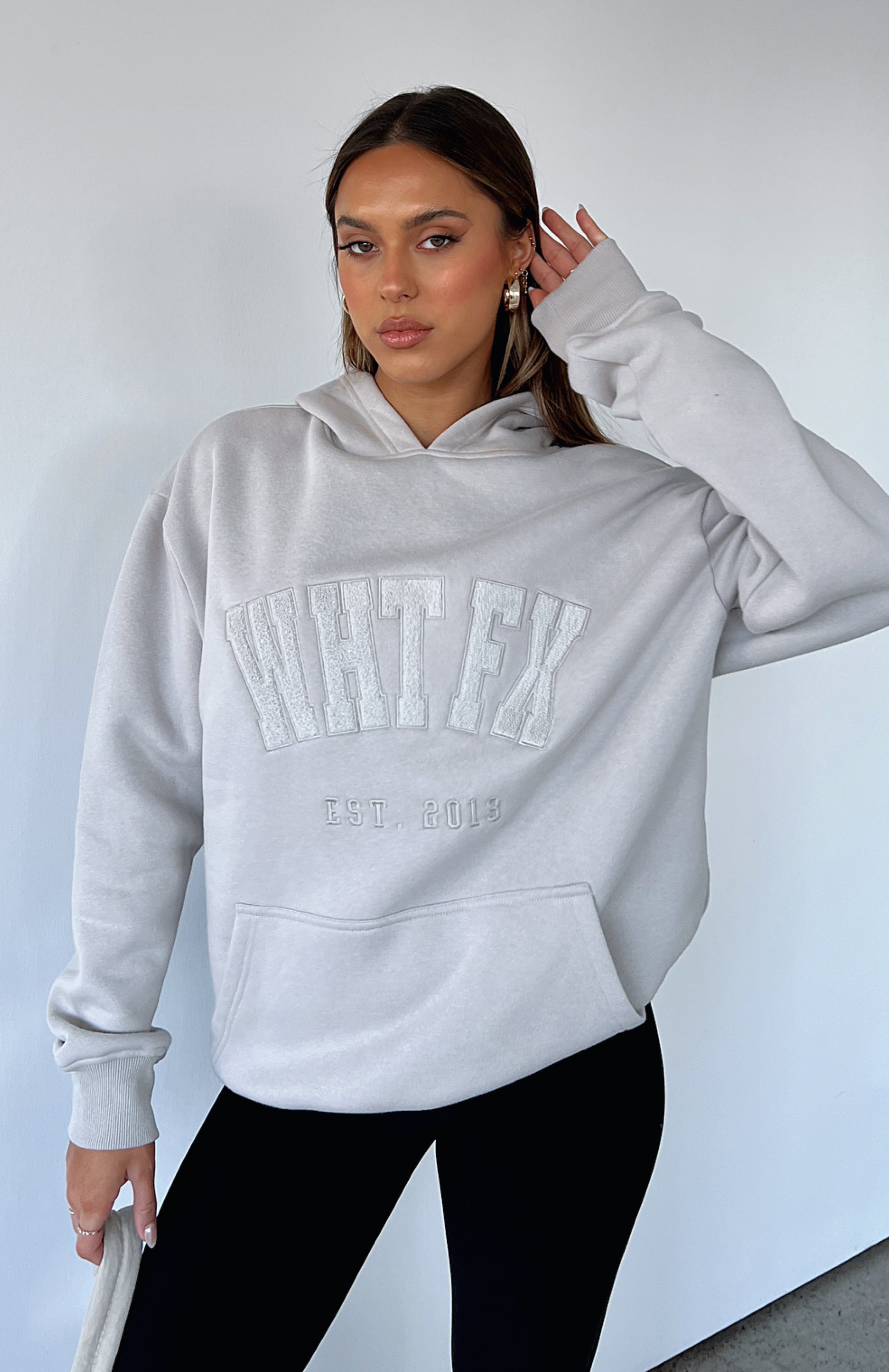 Give It Away Oversized Hoodie Moon | White Fox Boutique