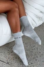 Good To Go Socks Grey Marle