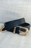 Got You Hooked Belt Black/Gold