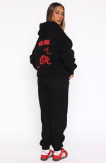 With Love In The Moment Sweatpants Black