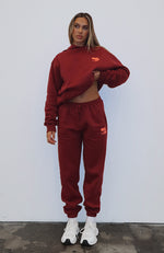 Capsule 9 Star Of The Moment Sweatpants Burgundy