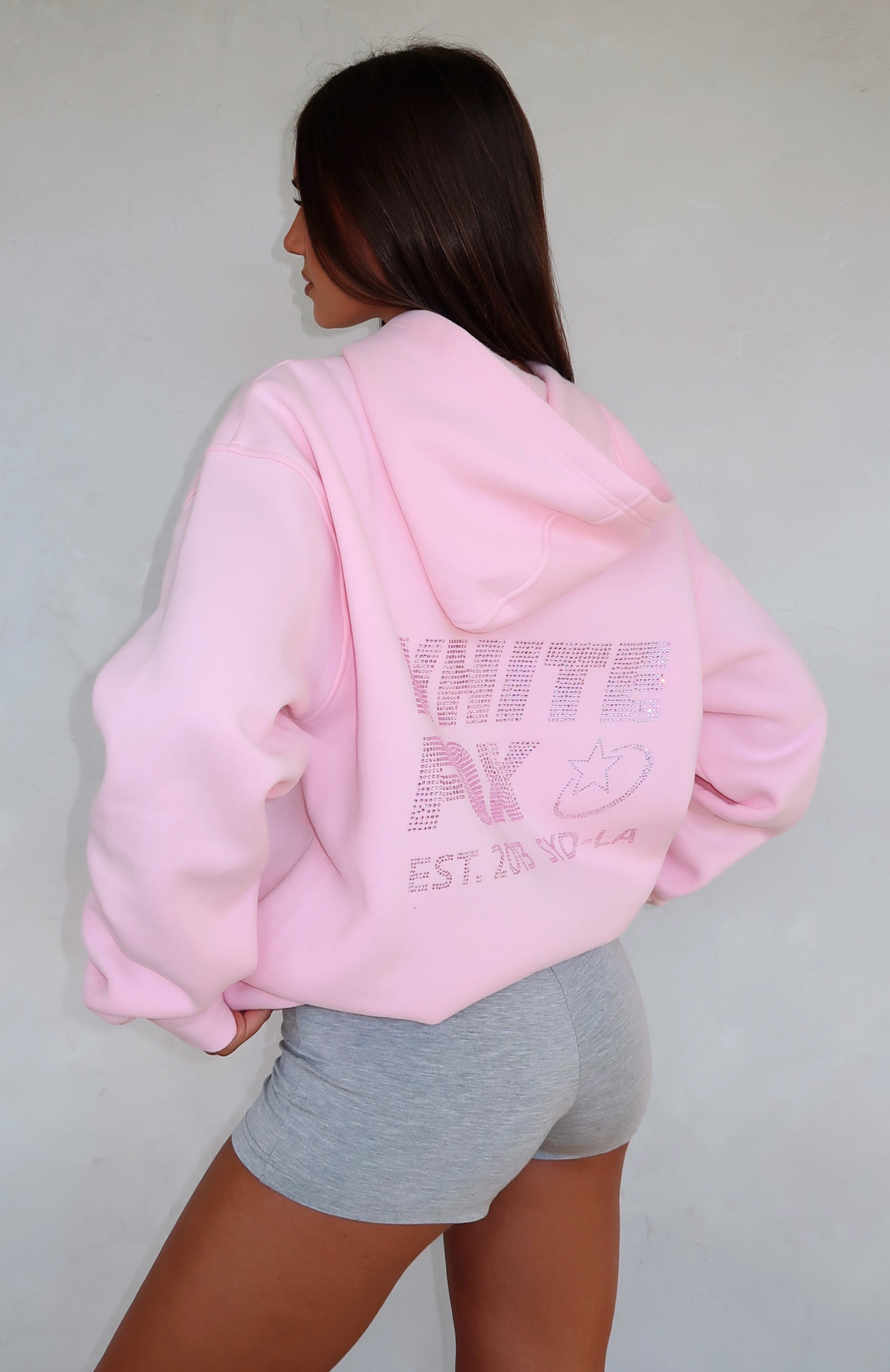 Always Shining Oversized Hoodie Posy | White Fox Boutique UK