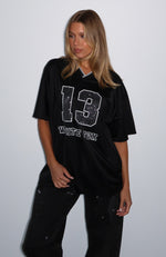 Greedy Oversized Jersey Black