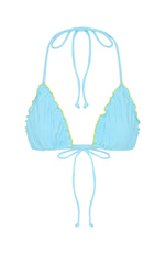 Kiss The Sun Bikini Top Malibu Blue