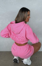 Leisure Edition Oversized Hoodie Pink