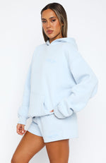 Leisure Edition Oversized Hoodie Baby Blue