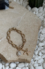 Lost At Sea Charm Bracelet Gold