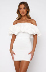 Need A Rush Mini Dress White