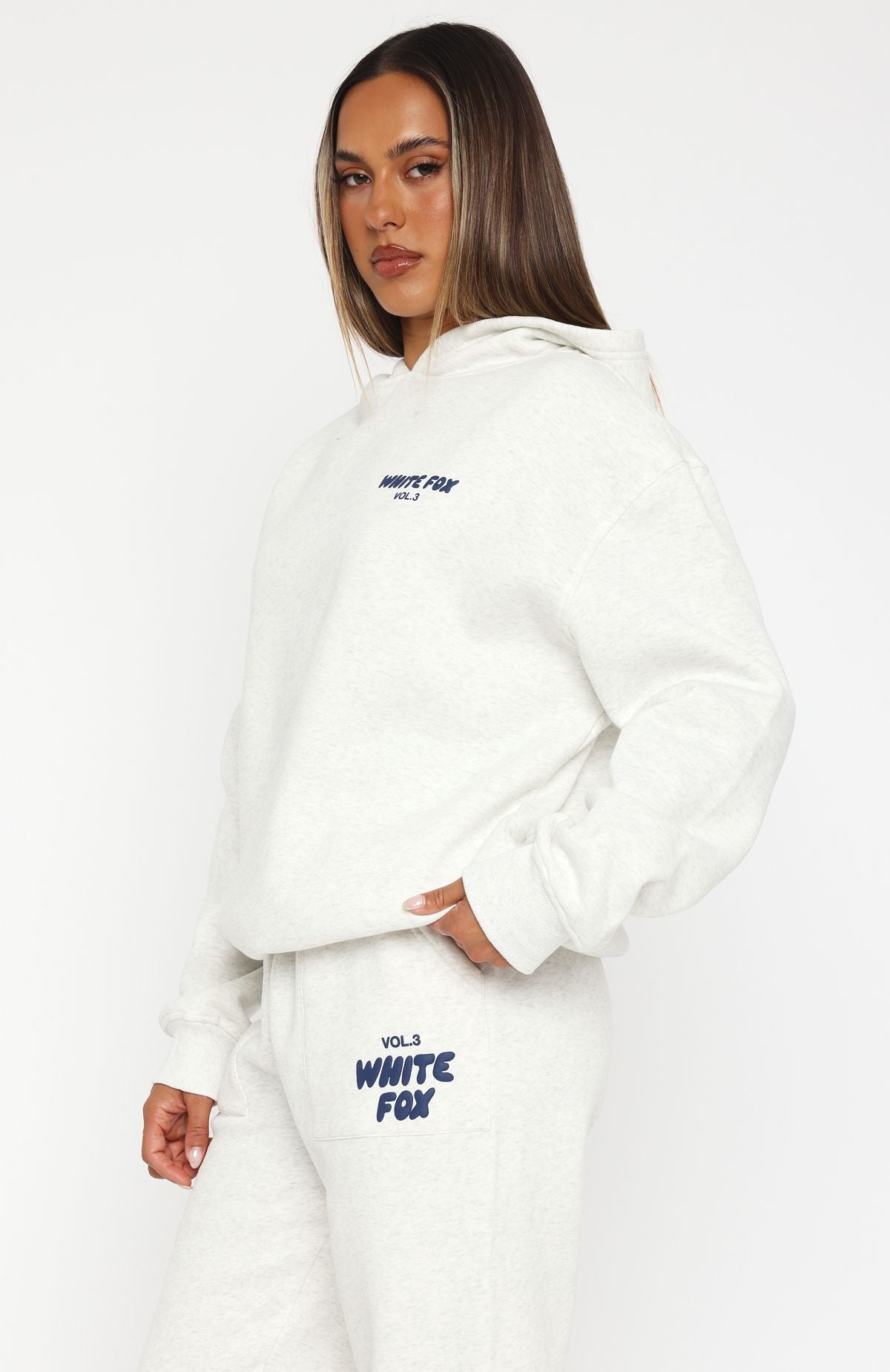 Offstage Hoodie Mineral Grey | White Fox Boutique UK