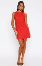 They Don't Know Me Mini Dress Red