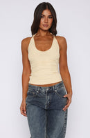 Topic Of Conversation Halter Top Honey