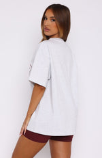 Give It Away Oversized Tee Grey Mist