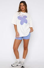 Free Spirited Bike Shorts Purple