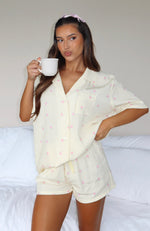 Offline Pyjama Set Lemon Meadow Stripe