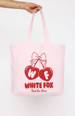 Feel The Love Tote Bag Pink