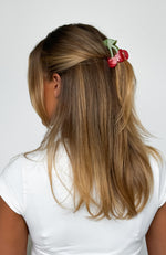 Piper Hair Clip Cherry