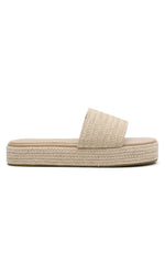 Lush Life Slides Natural Woven