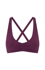 Race Me Sports Bra Plum