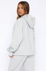 Core Classic Oversized Hoodie Dark Grey Marle