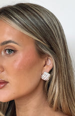 Sophia Stud Earrings Silver