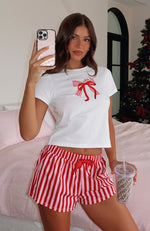 Sweetheart Pyjama Set Candy Stripe