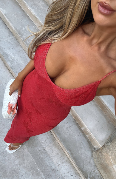 trust issues maxi dress pink Trust Issues Maxi Dress Red