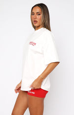 Decade Classics Essential Oversized Tee White