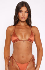 Alegra Bikini Top Copper