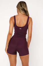 Balance Sports Crop Plum