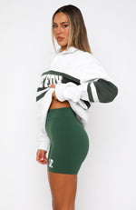 Decade Classics Varsity Bike Shorts Green