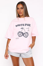 With Love In The Moment Oversized Tee Pink