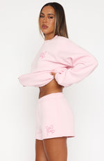 Love You Forever Lounge Shorts Pink