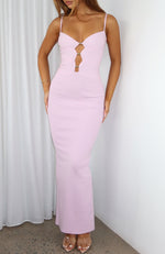 Break It Off Maxi Dress Baby Pink