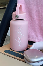 Work Out Drink Bottle 650ml Baby Pink