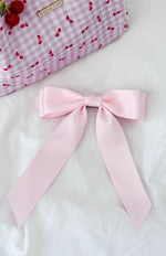 Sweet Serenity Bow Hair Clip Pink