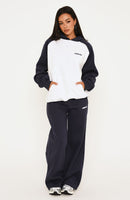 Loving It Here Wide Leg Sweatpants Navy