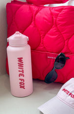 Staying Hydrated Drink Bottle Pink/Red