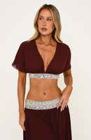 Alegria Top Burgundy