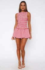 Mad If You Go Mini Dress Red Gingham