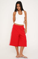 Call It Ours Relaxed Shorts Red