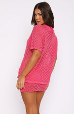 All For Me Knit Shirt Candy Pink