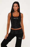 Driving Me Crazy Tank Top Black Snake