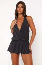 Favourite Moment Mini Dress Charcoal